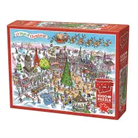 Verrücktes Weihnachtsdorf 1000 Teile